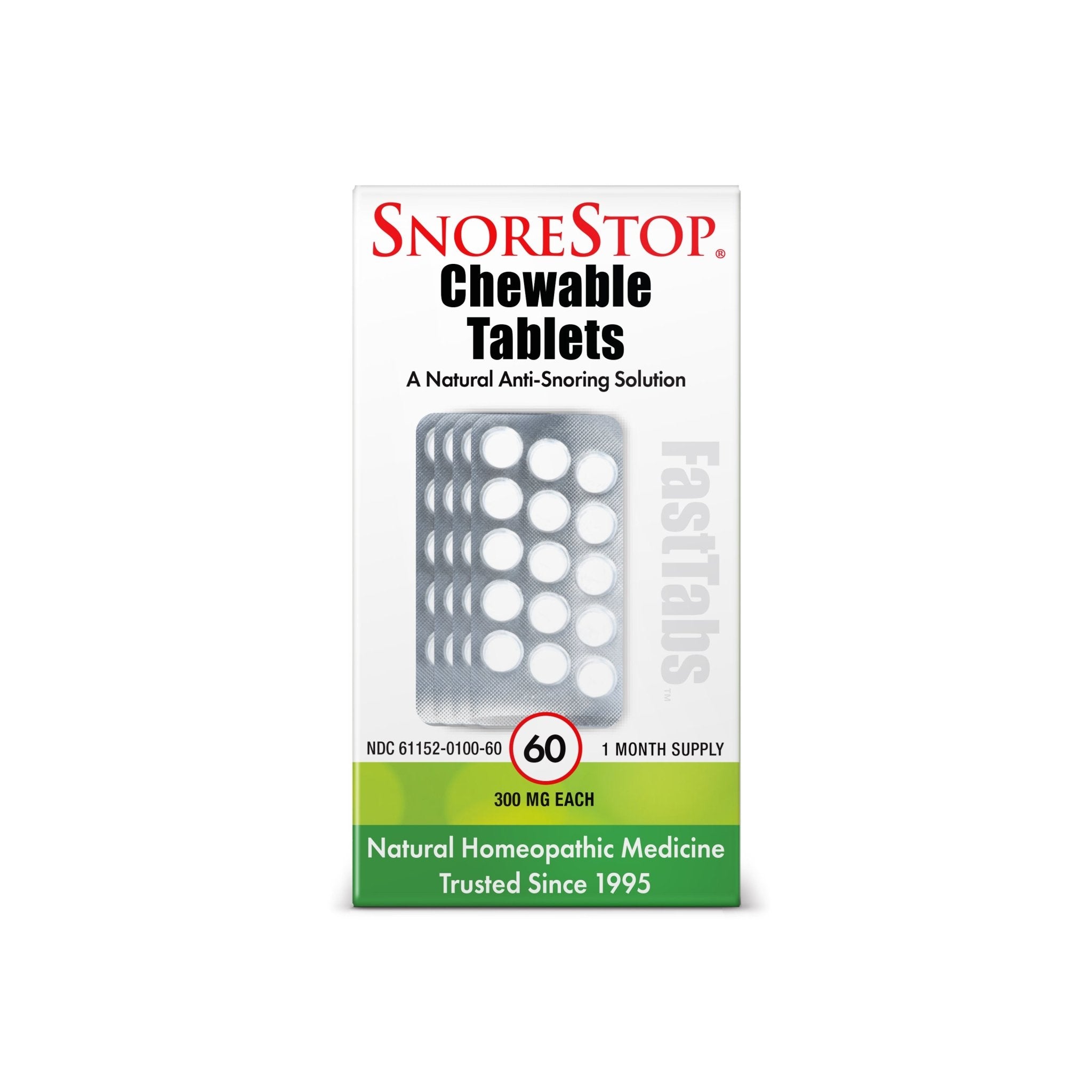 SnoreStop Anti-Snoring Chewable Tablets - SnoreStop product image