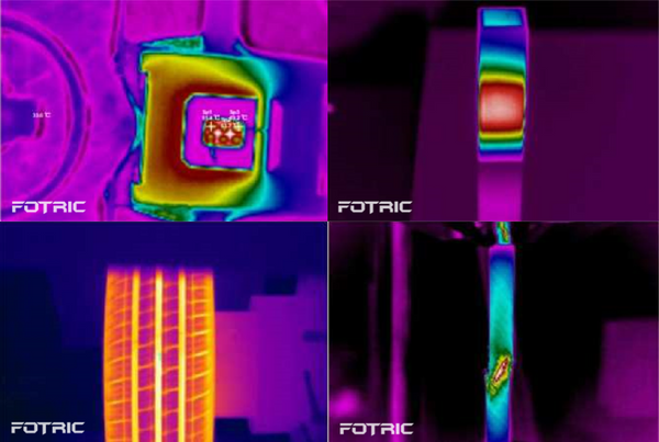 High quality infrared thermal image taken by Fotric 220s Series cameras