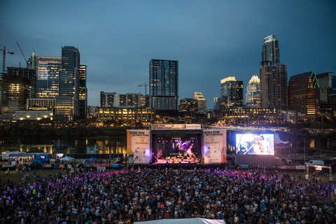 Crowd at music festival from South by Southwest 2018