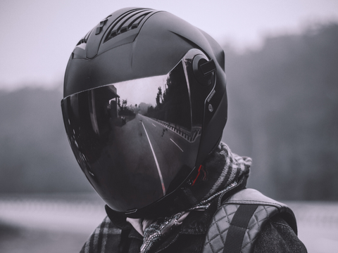 Helmets are required motorcycle safety gear.