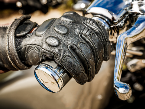 Gloves are a key piece of gear for motorcycle safety.