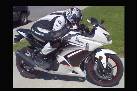 Sportsbike posing its an acquires skill.