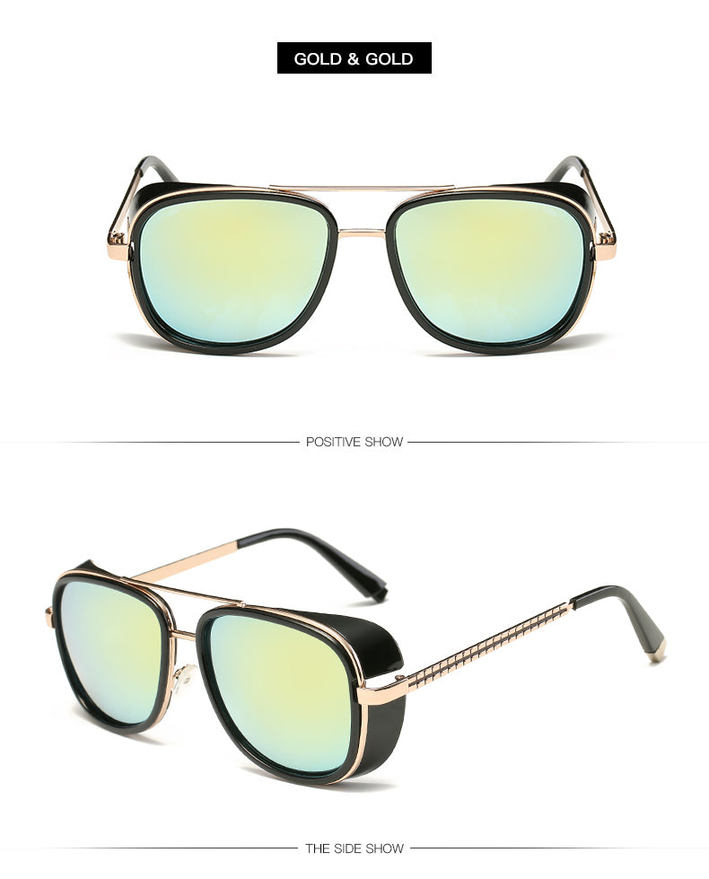 Square Aviator Sunglasses For Women Men Retro Aviator Sunglasses Uv