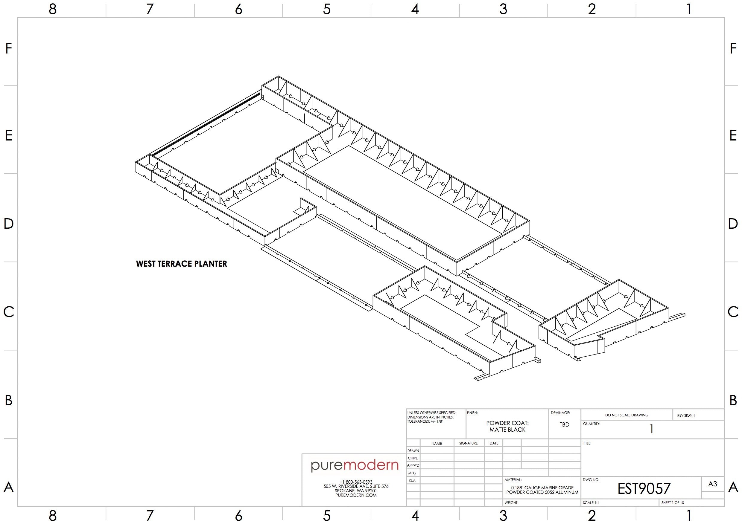 Bottomless Edging Planters at 150 Charles