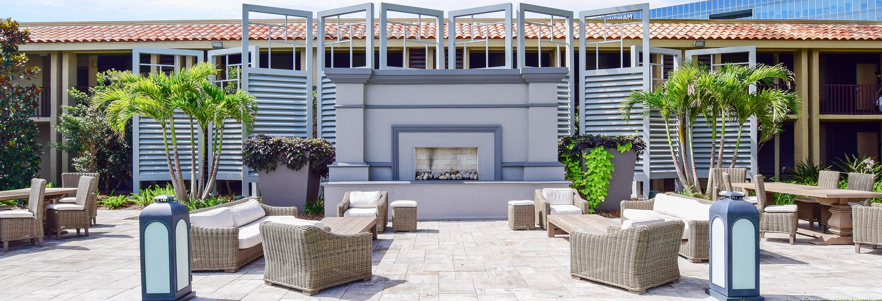 Large Planters at DoubleTree by Hilton in Orlando, FL