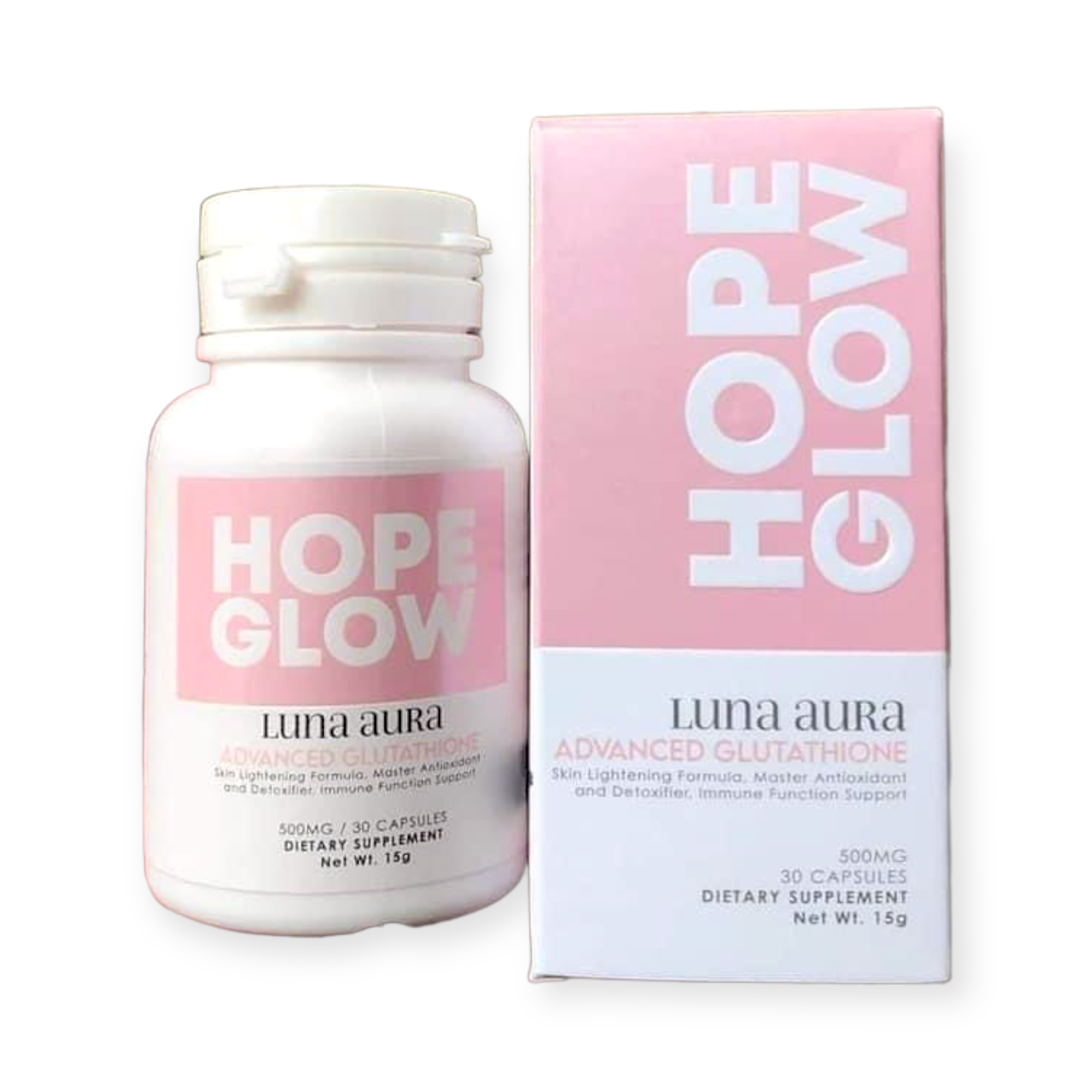 Hope Glow Luna Aura Advance Glutathione 30 Capsule My Care Kits 
