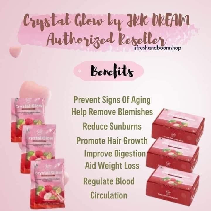 Crystal Glow Collagen Juice Drink - Lychee Fruit Extract