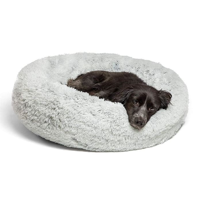 fleece dog bed