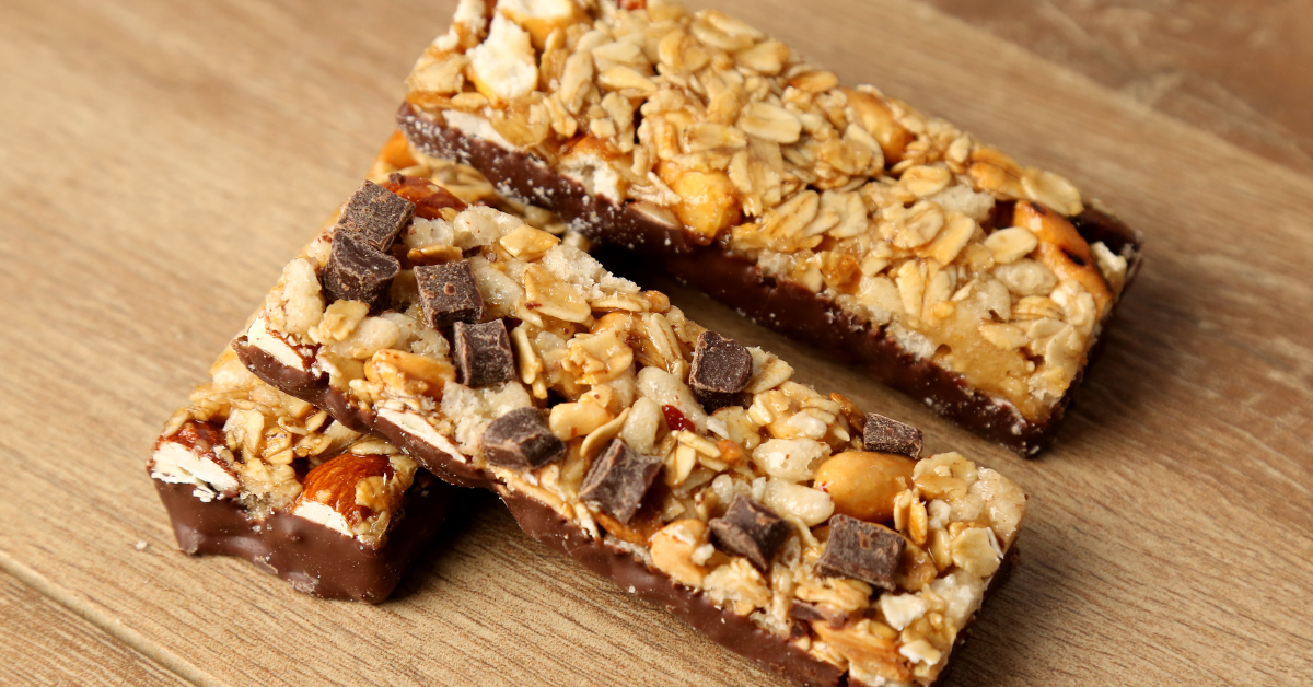 protein bars as the foods that last a long time
