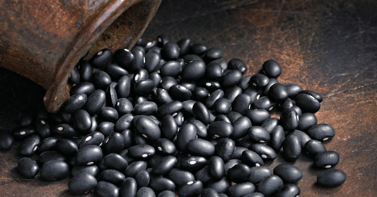 black bean as one of the foods that last a long time