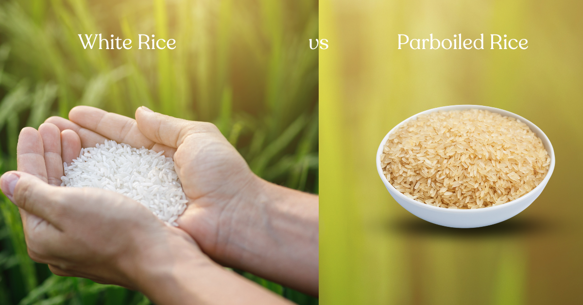 white rice vs parboiled rice