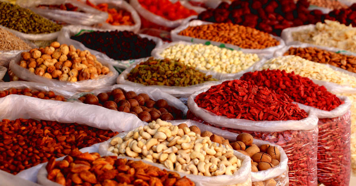 dried food and fruits