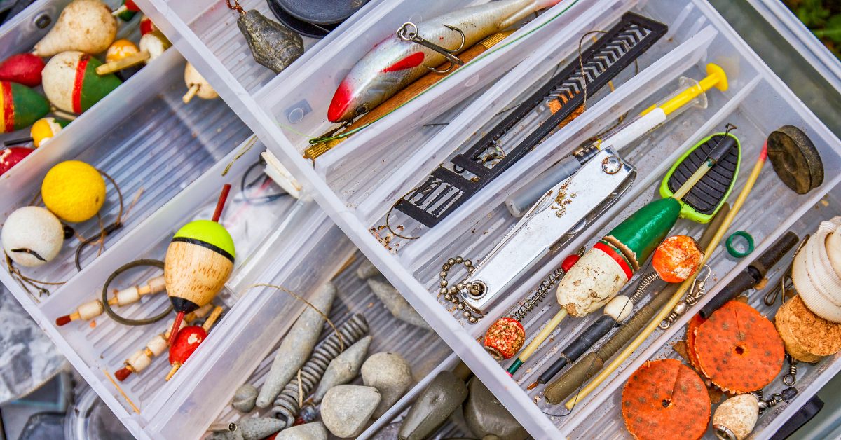 materials used in making fishing lures