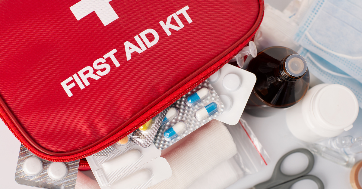 checklist for first aid kit items