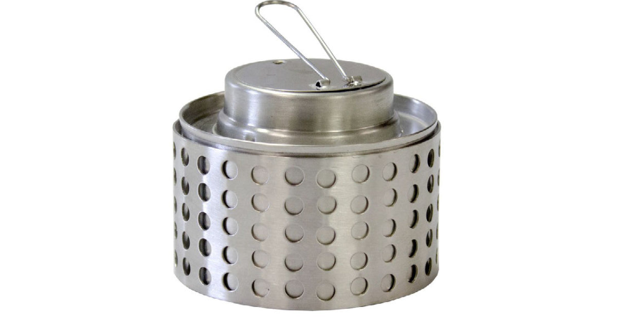 alcohol stove outside cooking