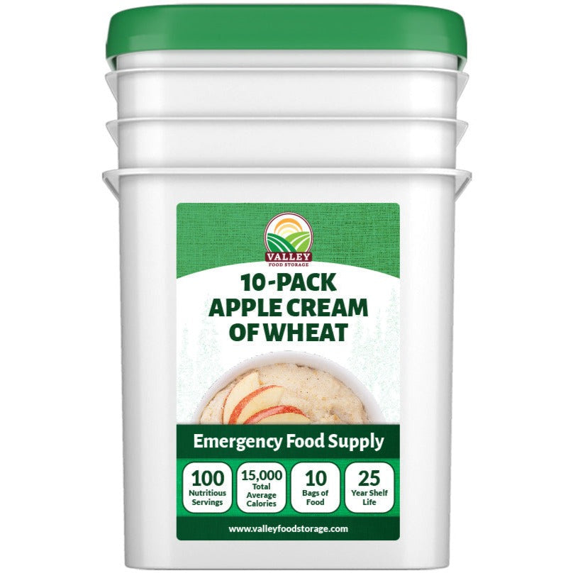 Apple Cream of Wheat &verbar; 10 Pack + Bucket