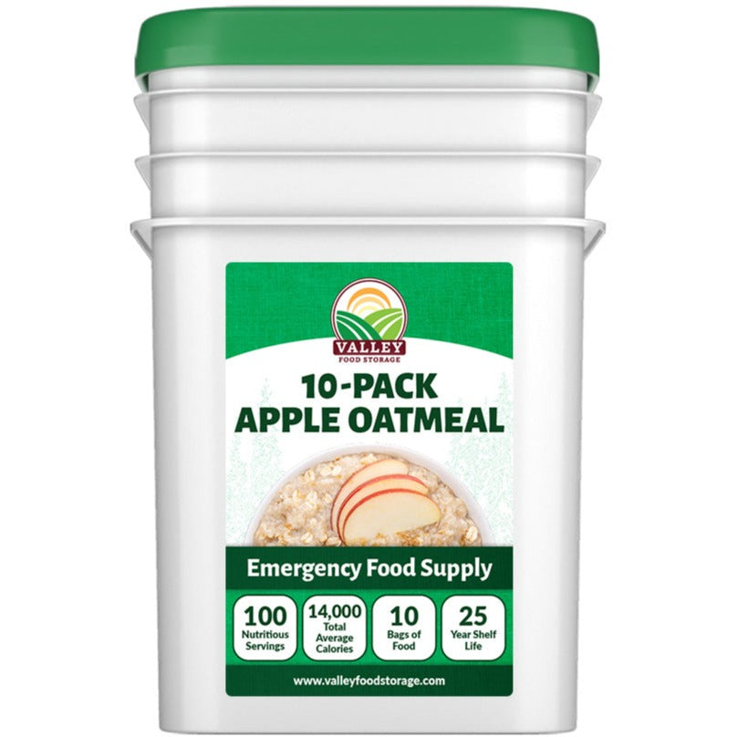 Apple Oatmeal &verbar; 10 Pack + Bucket