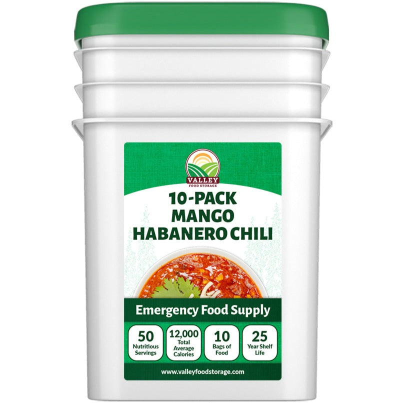 Mango Habanero Chili &verbar; 10 Pack + Bucket