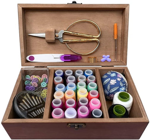 sewing kit box Christmas gifts for homesteaders