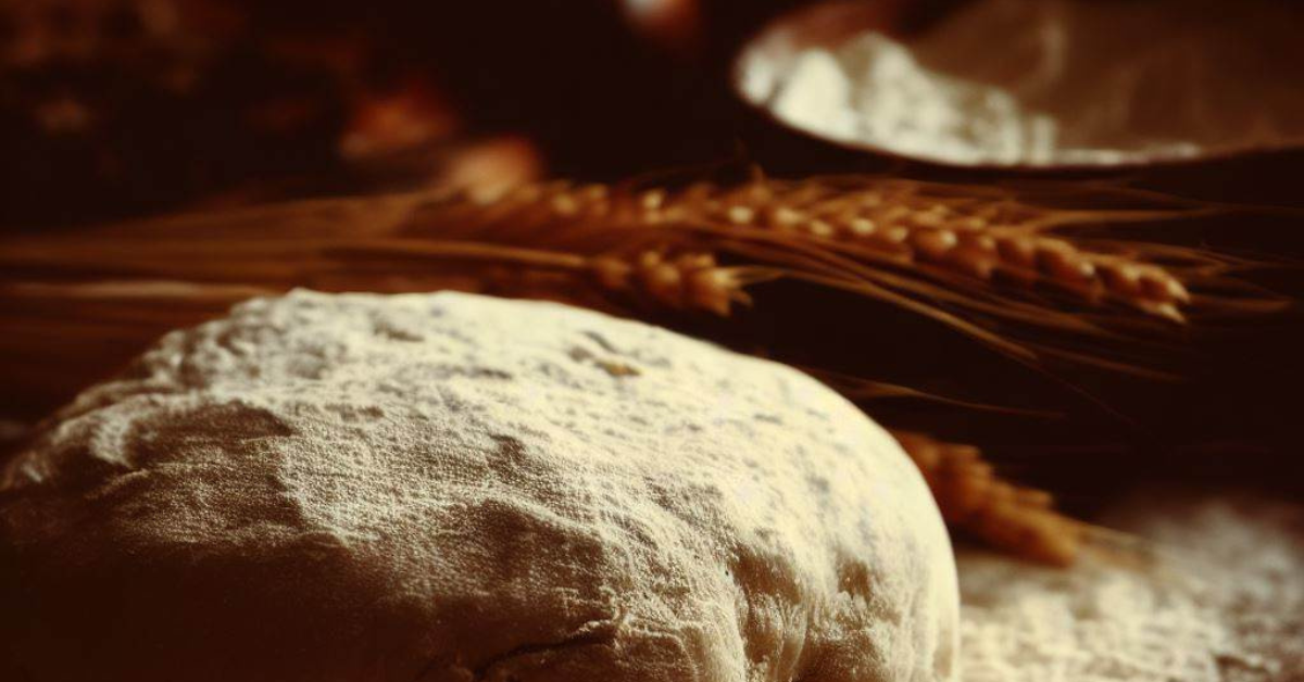 Bread being made from stored flour