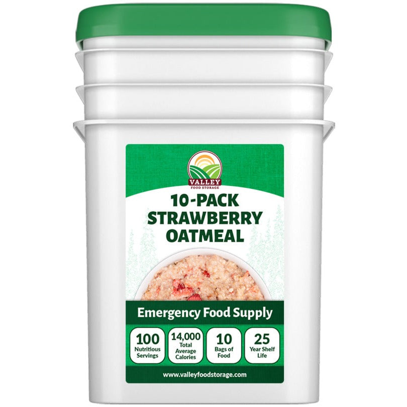 Strawberry Oatmeal &verbar; 10 Pack + Bucket