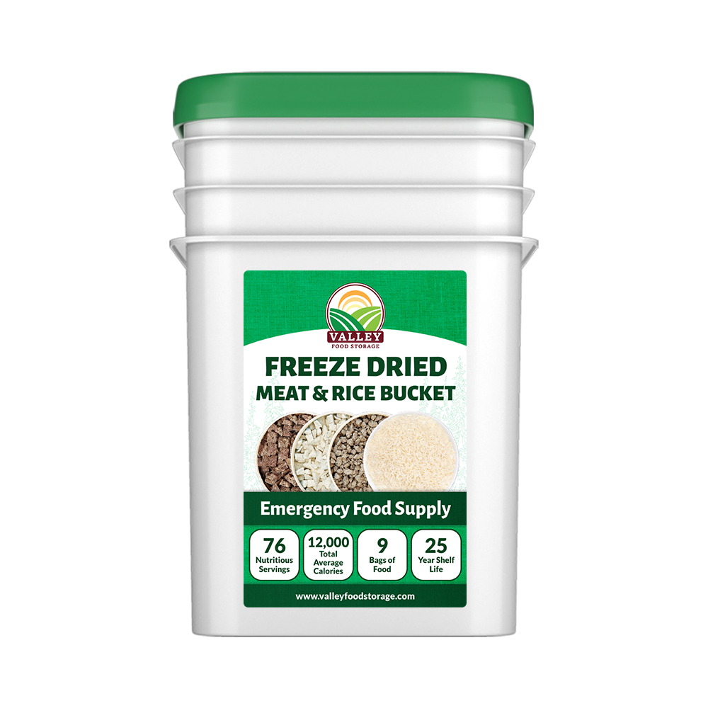 Image of Freeze Dried Meat & Rice Bucket | USDA-Certified