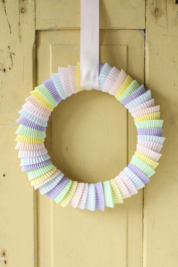 Cupcake Liner Wreath from Libbie Summers