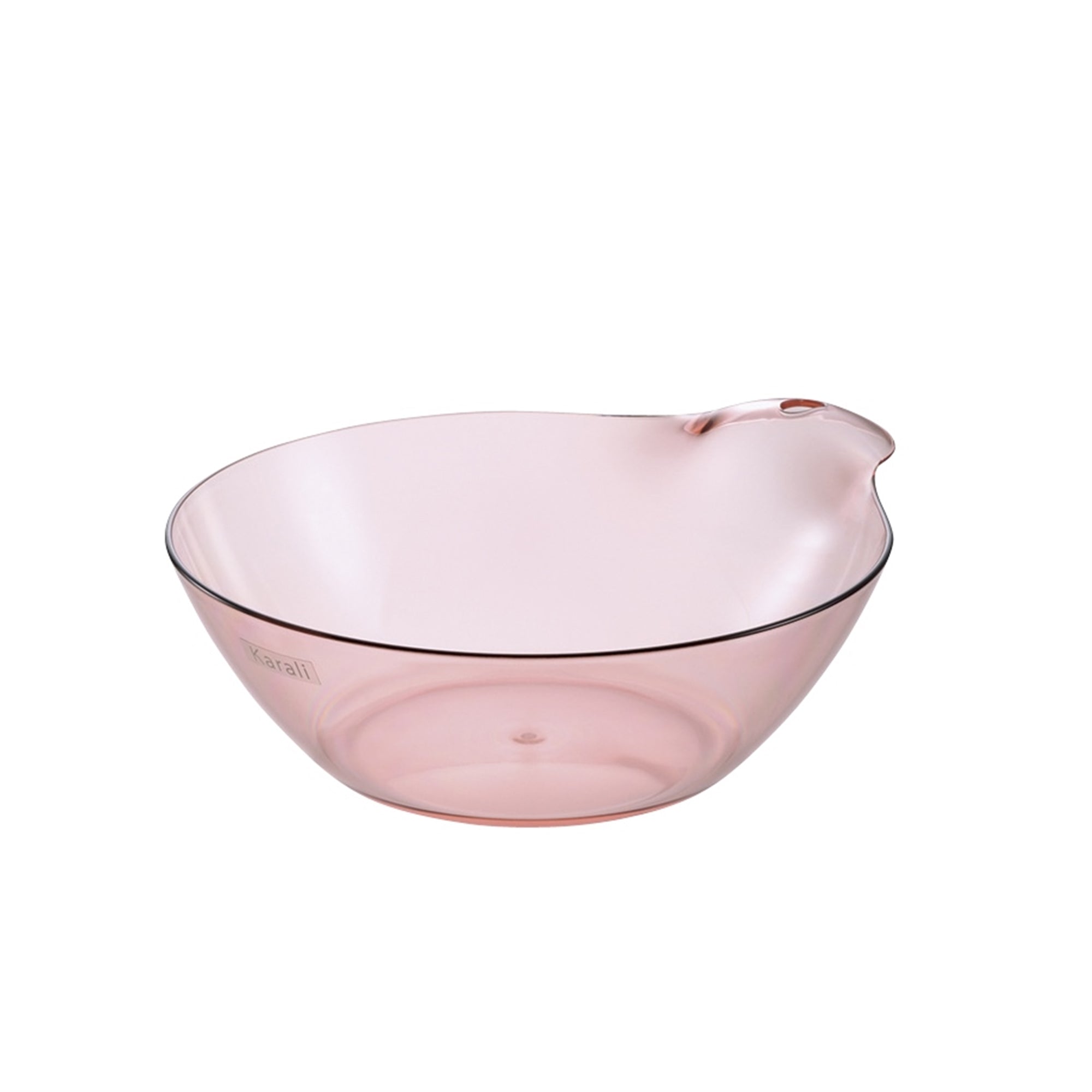 프랑프랑 Francfranc 일본 욕실용품 목욕 물 바가지 카라리 클리어 핑크  