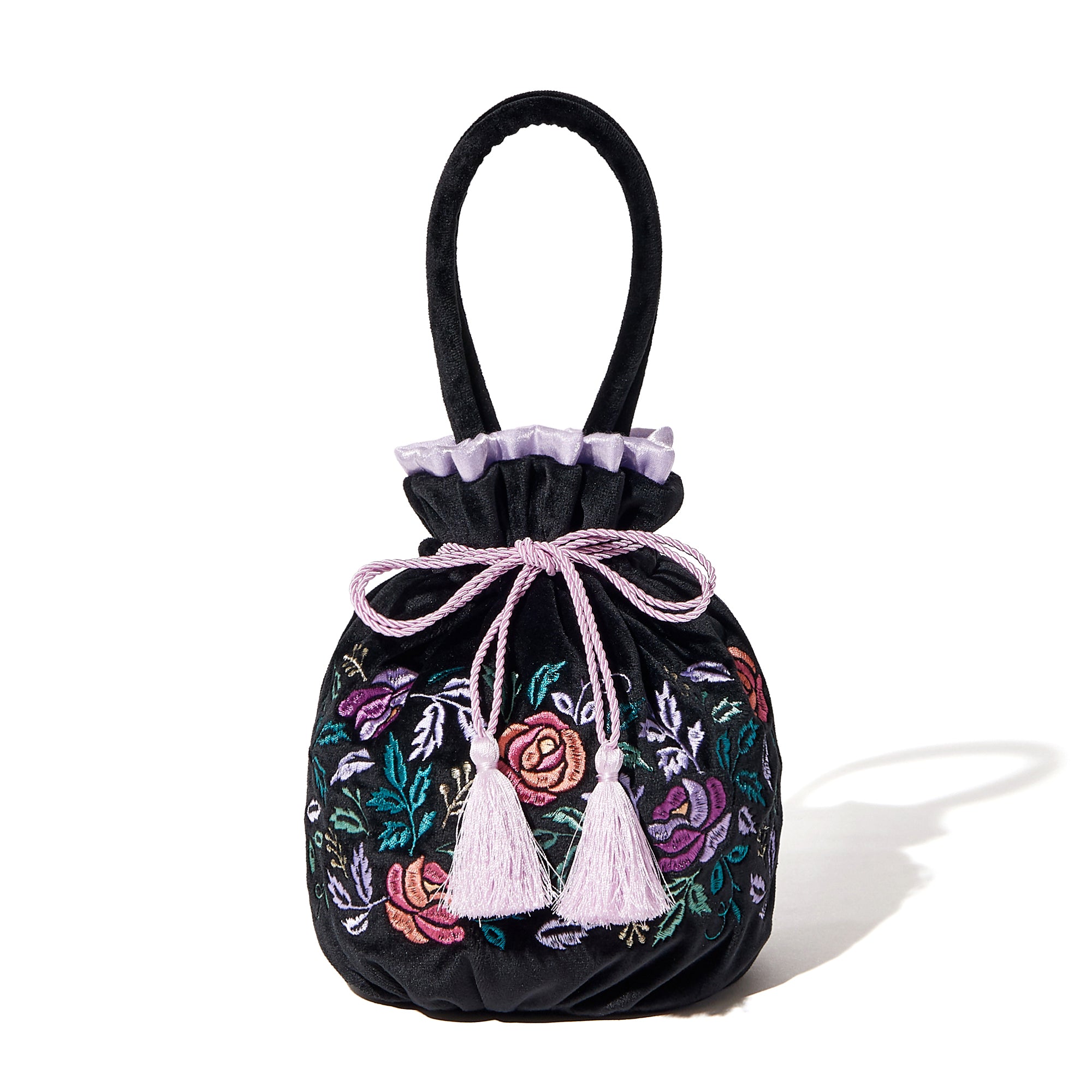 Anna Sui 巾着バッグ ブラック Francfranc フランフラン 公式通販 家具 インテリア 生活雑貨