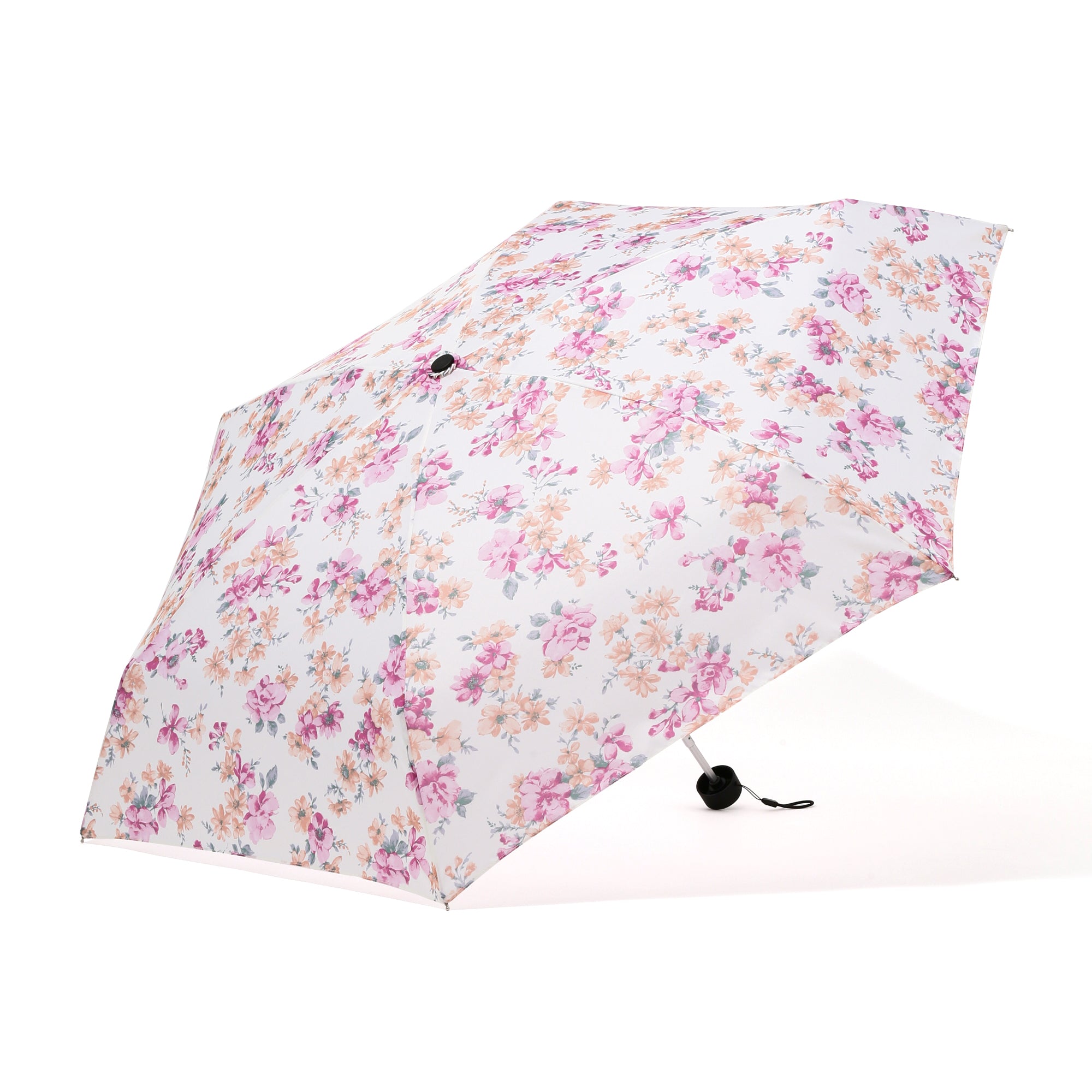 프랑프랑 일본 로맨틱 플라워 접이식 우산 50cm 핑크