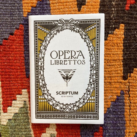 Opera Librettos Journal On A Multicoloured Cushion