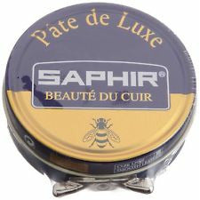 Saphir Shoe Polish - Pate De Luxe - 50 Ml - Made in France Dark Brown