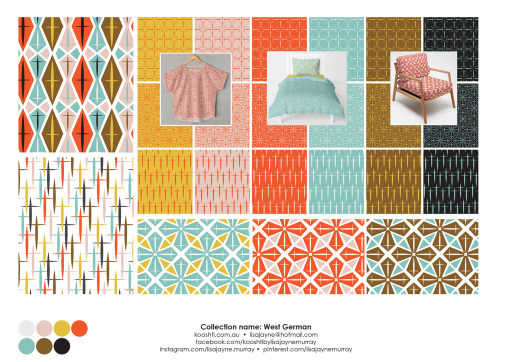 West German - A Pattern Collection by Lisa Jayne Murray