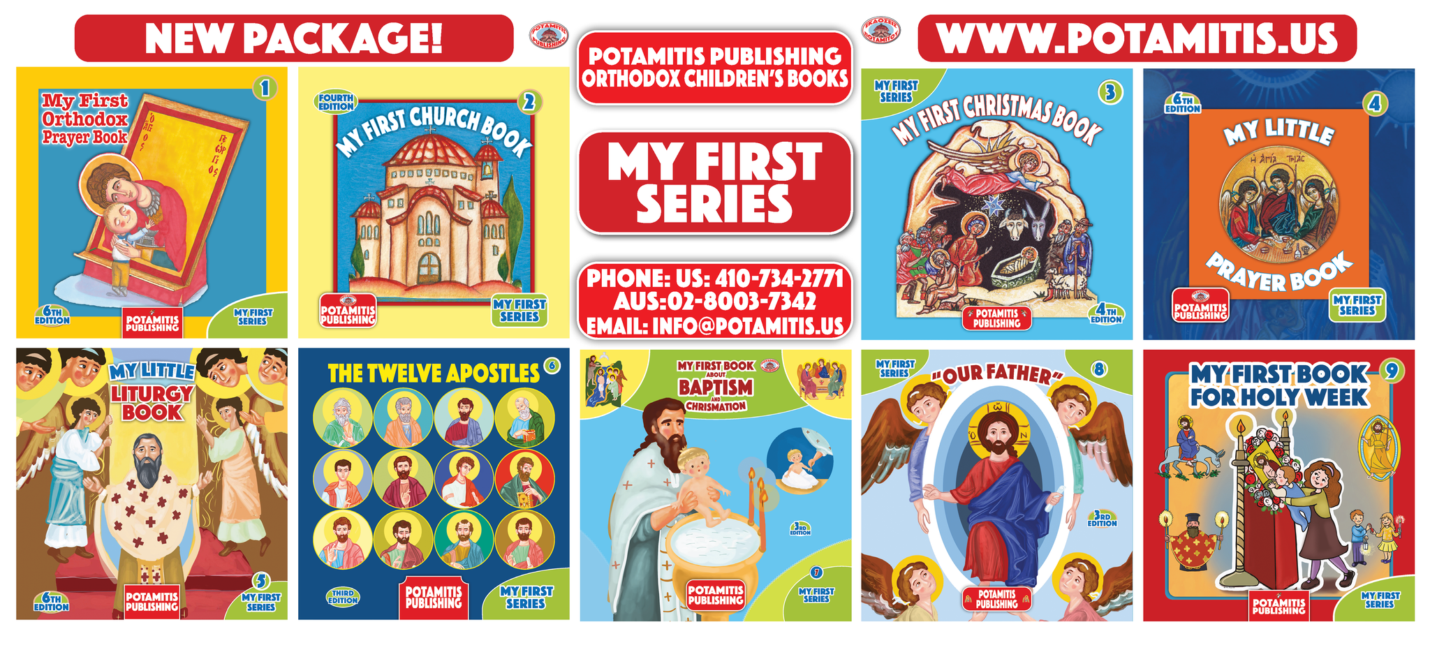 My First Series #1-9 - Complete Set – Potamitis Publishing