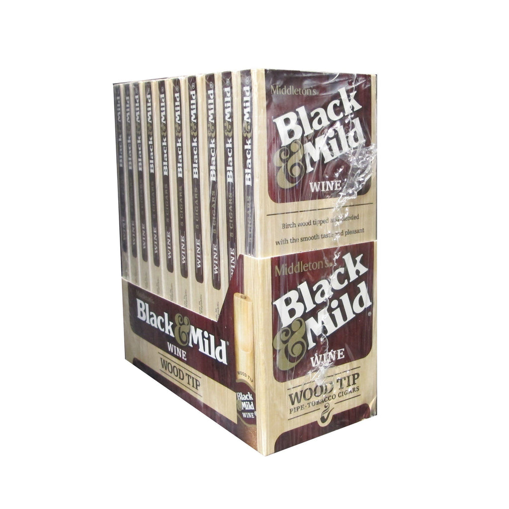 Black Mild Wine Wood Tip Cigars Mom S Cigars