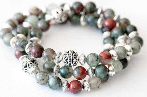 Bloodstone Bracelet