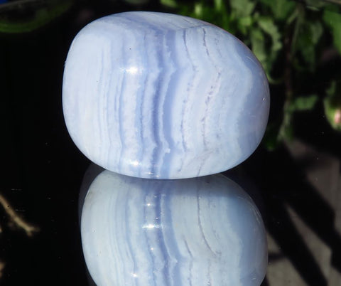 Blue Lace Agate is believed by some to be a calming crystal