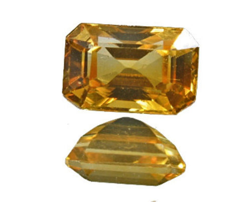 deep yellow brown sapphire