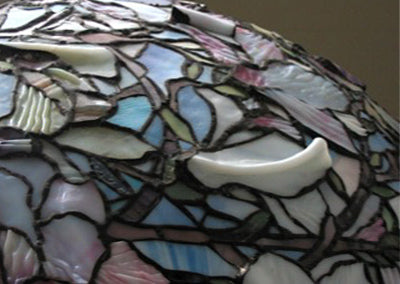 Tiffany stone may take its name from its resemblance to a Tiffany glass lampshade