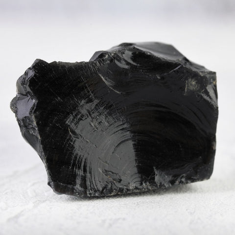 Obsidian is volcanic glass