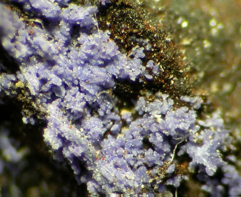 lavender purple Phosphosiderite crystals