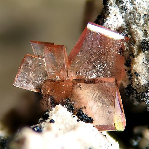 Phosphosiderite crystals