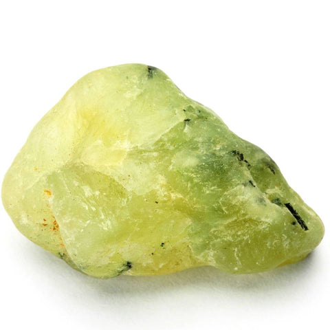 Prehnite rough lime green