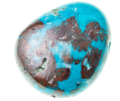 The brown in Chrysocolla often comes from other minerals like cuprite