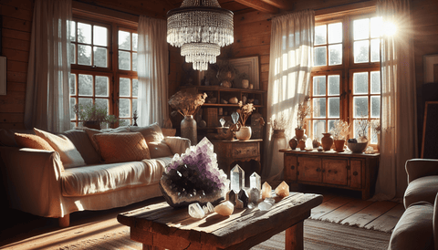 Crystal decor in home environment
