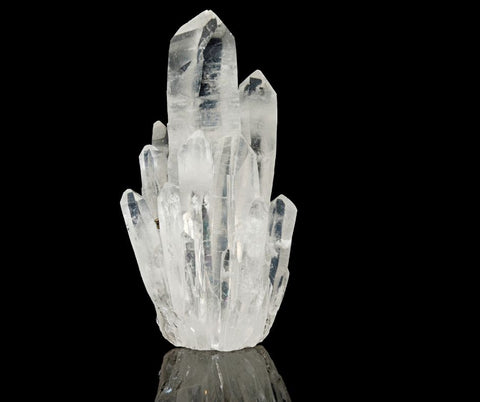 clear quartz in its natural form