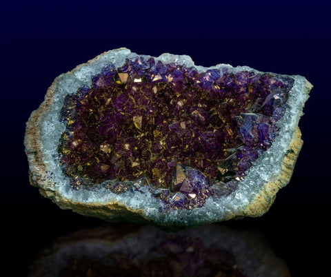 colorful druzy stones and crystals