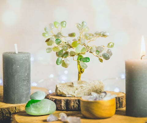 Pale green prehnite is an excellent stone for Feng Shui