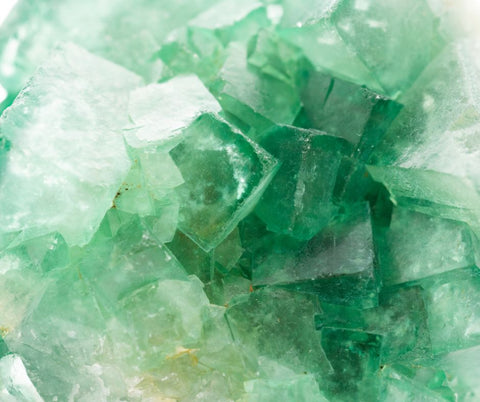 Green Fluorite crystals