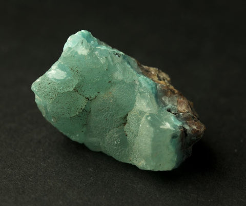 A blue-green smithsonite specimen